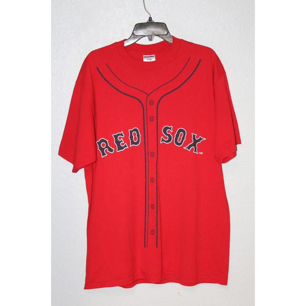 Vintage Pedro Martinez Jersey T Shirt Mens Size XL Boston Red Sox MLB Baseball